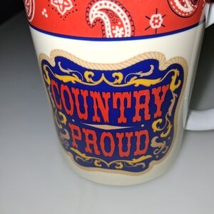 Cape Shore Country Proud Red and Blue Mug